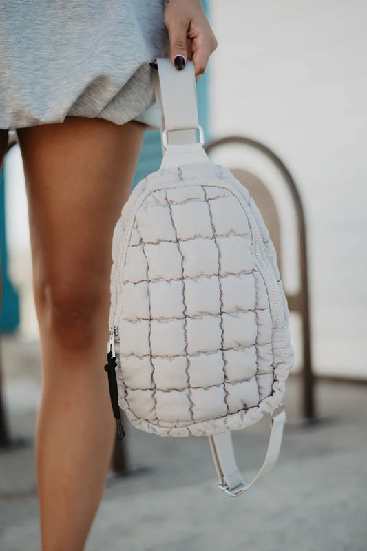 Sand Women's Quilted Sling Bag