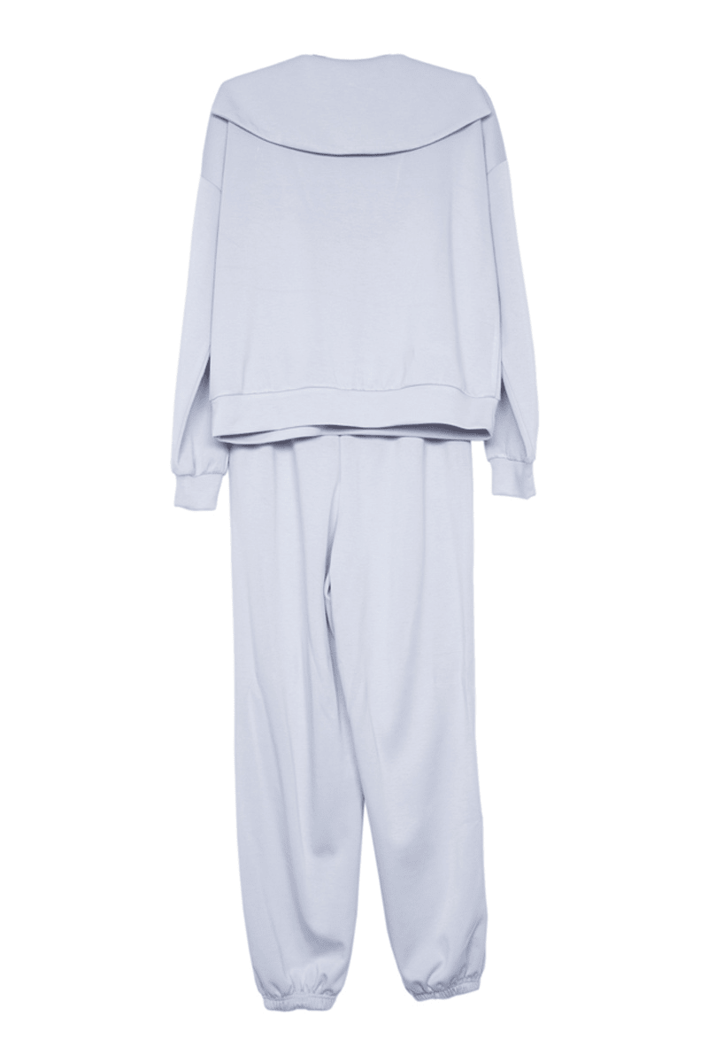 Light Blue Scuba Lounge Pants Set