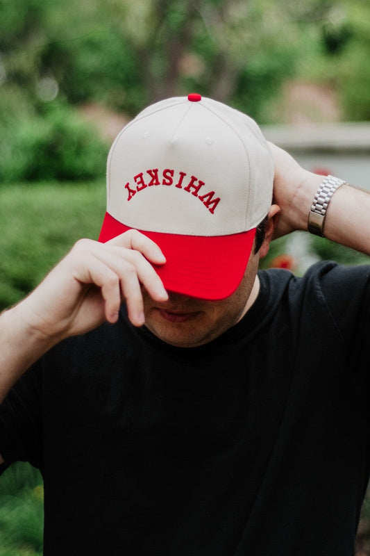 WHISKEY Upside Down Men's Trucker Hats Vintage