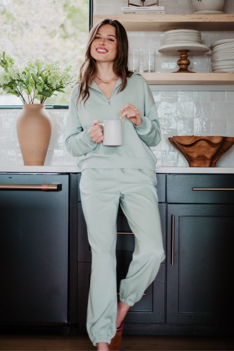 Seafoam Scuba Pants Set