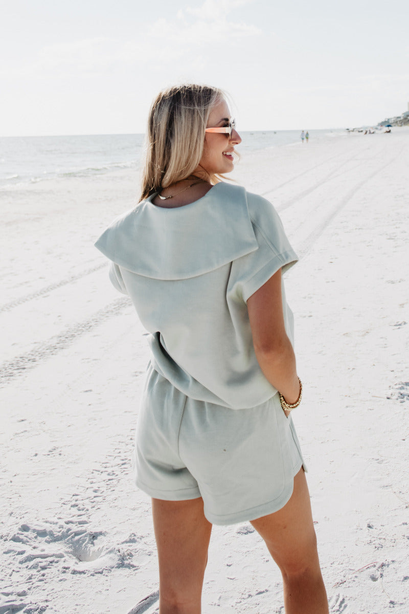 Seafoam Half Zip Scuba Set