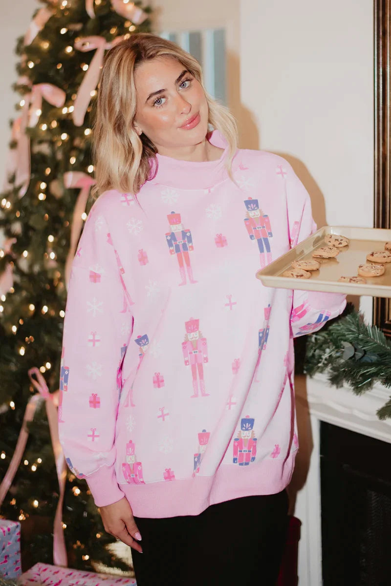 Nutcrackers Printed All Over Sweatshirt