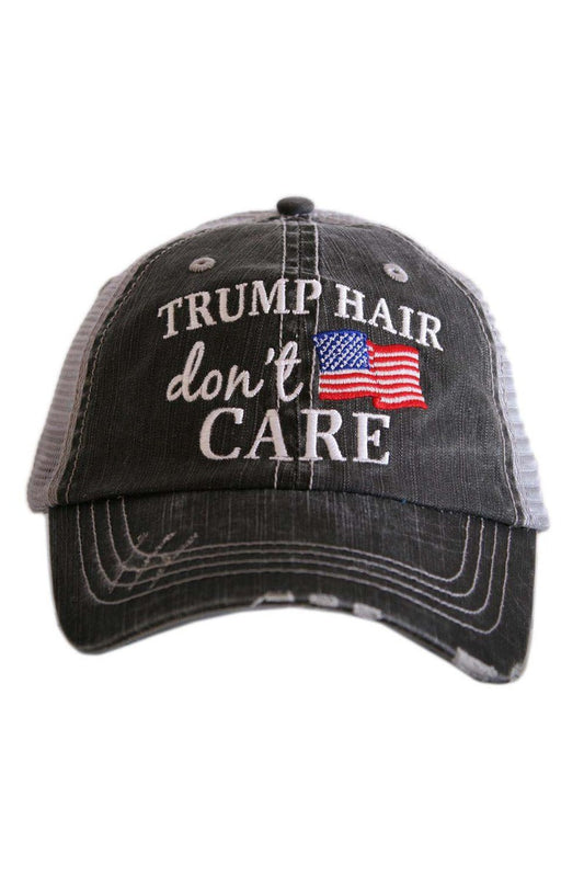 Trump Hair Don't Care Trucker Hat