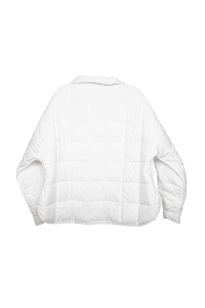 White Puffer Pullover Jacket